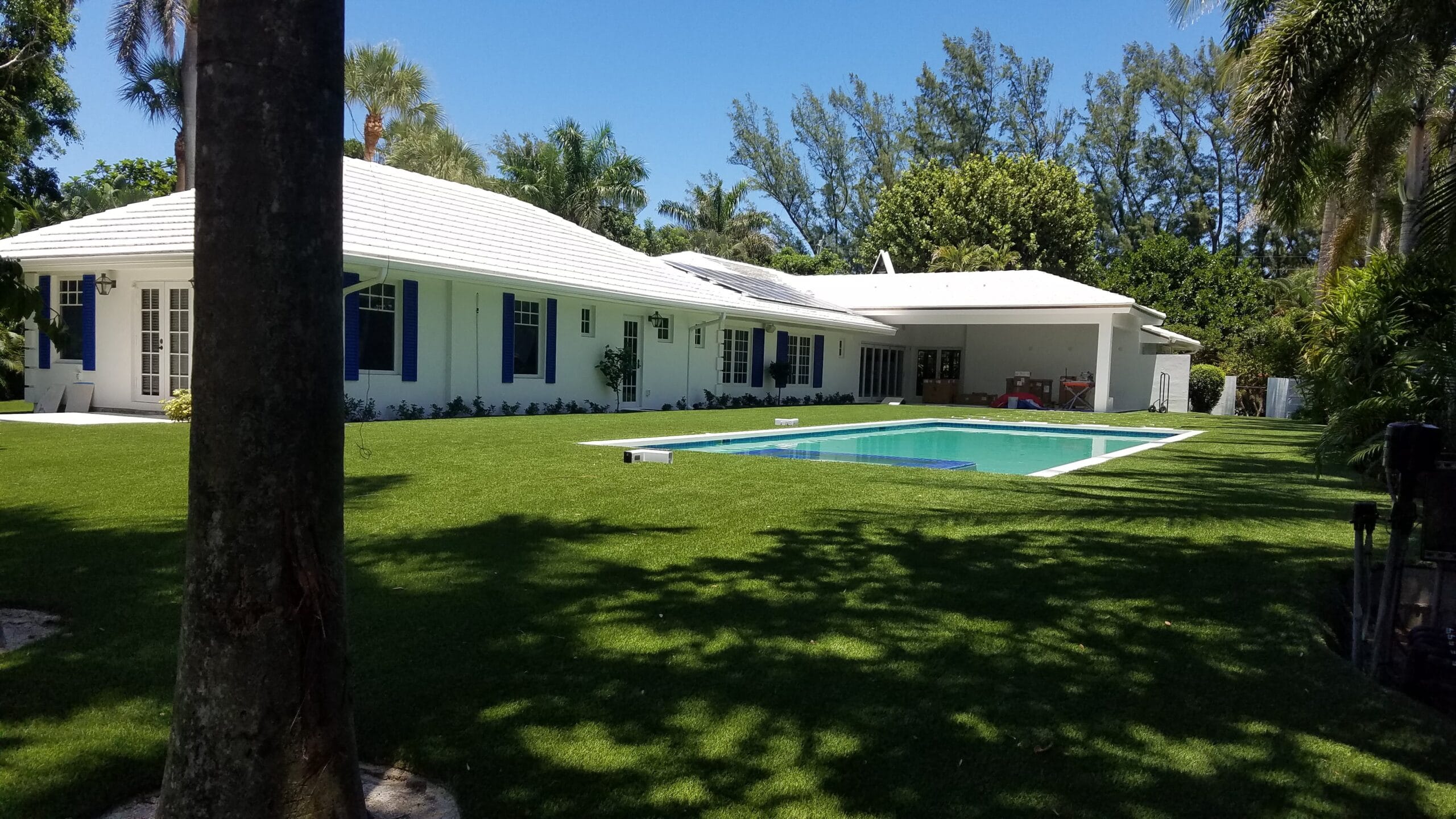 Boca Bay residence — Pet turf install