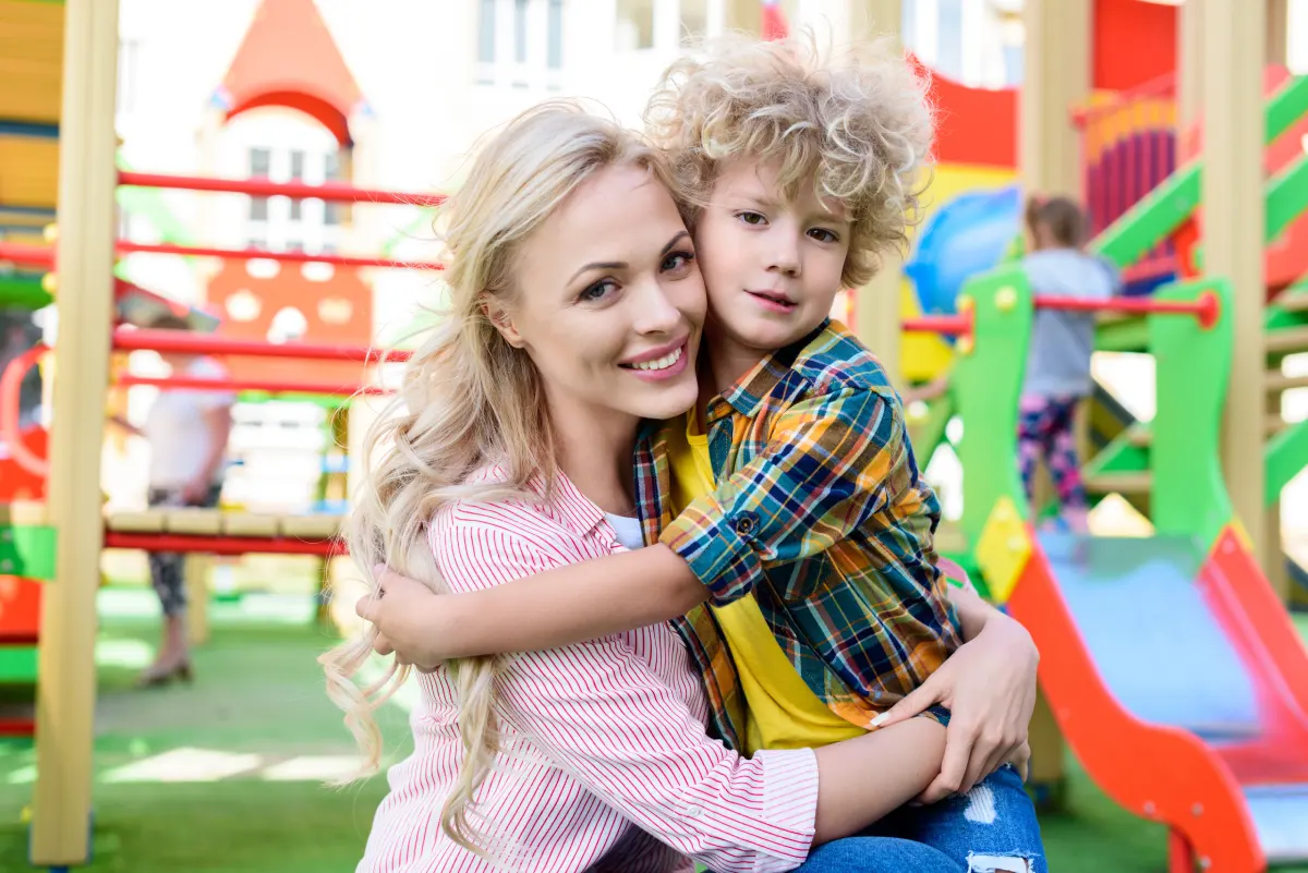 Parkland play area — install photo 2